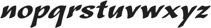 CalliSans Bold Italic otf (700) Font LOWERCASE