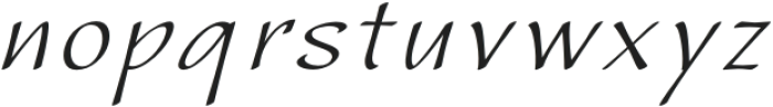 CalliSans Extra Light Italic otf (200) Font LOWERCASE