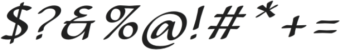 CalliSans Italic otf (400) Font OTHER CHARS