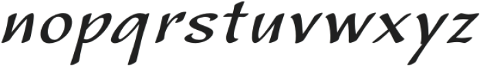 CalliSans Italic otf (400) Font LOWERCASE