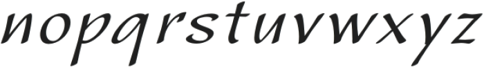 CalliSans Light Italic otf (300) Font LOWERCASE