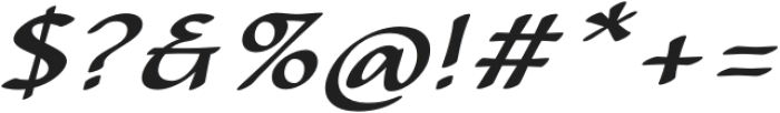 CalliSans Medium Italic otf (500) Font OTHER CHARS