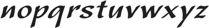 CalliSans Medium Italic otf (500) Font LOWERCASE