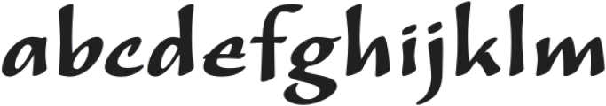 CalliSans Semi Bold otf (600) Font LOWERCASE