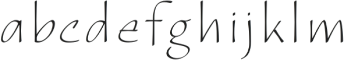 CalliSans Thin otf (100) Font LOWERCASE