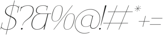 Callidora Italic otf (400) Font OTHER CHARS