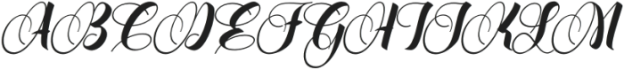 Calliform Italic otf (400) Font UPPERCASE