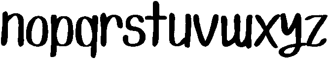Calliga Regular otf (400) Font LOWERCASE