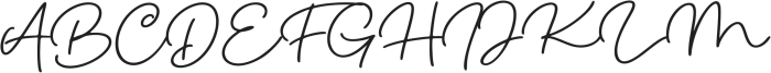 Calligain otf (400) Font UPPERCASE