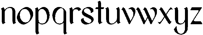 Calligrafia otf (400) Font LOWERCASE