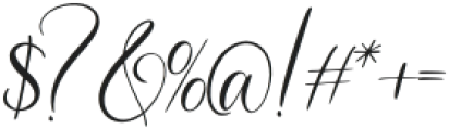 Calligrafix otf (400) Font OTHER CHARS