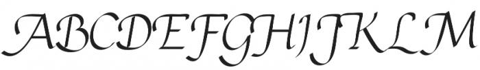 Calligram Regular otf (400) Font UPPERCASE