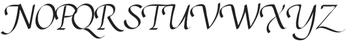 Calligram Regular otf (400) Font UPPERCASE
