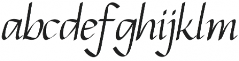 Calligram Regular otf (400) Font LOWERCASE