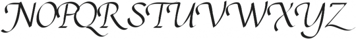 Calligram Regular ttf (400) Font UPPERCASE