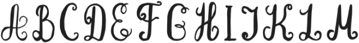 Calligrammer Regular otf (400) Font LOWERCASE