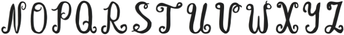 Calligrammer Regular otf (400) Font LOWERCASE