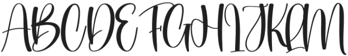 Calligraph Regular otf (400) Font UPPERCASE