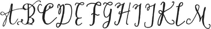 Calligrapheez otf (400) Font UPPERCASE