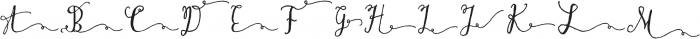 CalligrapheezLeft ttf (400) Font UPPERCASE