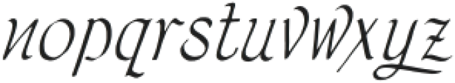 Calligraphic 1 Regular otf (400) Font LOWERCASE