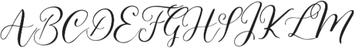 Calligraphic otf (400) Font UPPERCASE