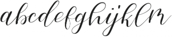 Calligraphic otf (400) Font LOWERCASE