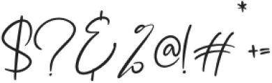 Calligraphy Baby otf (400) Font OTHER CHARS