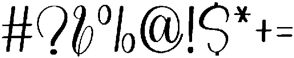 Calligraphy Handmade Regular otf (400) Font OTHER CHARS