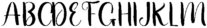 Calligraphy Handmade Regular otf (400) Font UPPERCASE