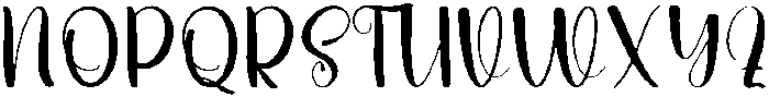 Calligraphy Handmade Regular otf (400) Font UPPERCASE