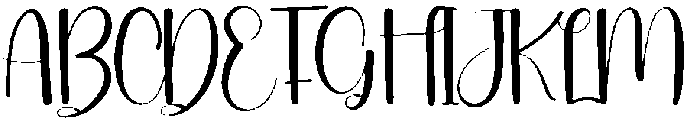 Calligraphy Regular otf (400) Font UPPERCASE
