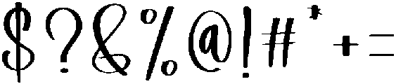Calligraphy Regular otf (400) Font OTHER CHARS