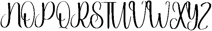 Calligraphy Regular otf (400) Font UPPERCASE