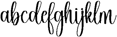 Calligraphy Regular otf (400) Font LOWERCASE