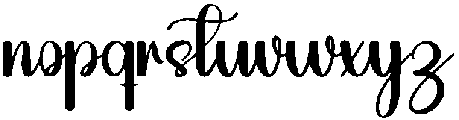 Calligraphy Regular otf (400) Font LOWERCASE