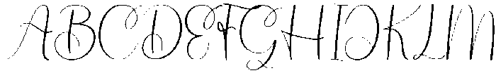 Calligraphy Regular otf (400) Font UPPERCASE