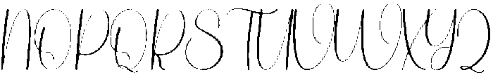 Calligraphy Regular otf (400) Font UPPERCASE