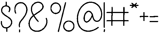 Calligraphy Regular otf (400) Font OTHER CHARS