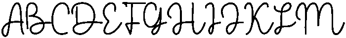 Calligraphy Regular otf (400) Font UPPERCASE