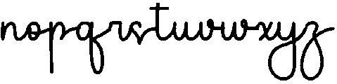 Calligraphy Regular otf (400) Font LOWERCASE