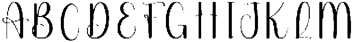 Calligraphy Regular otf (400) Font UPPERCASE