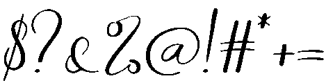 Calligraphy Regular otf (400) Font OTHER CHARS