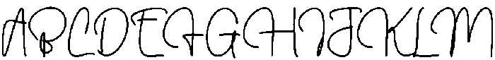 Calligraphy Valentie Regular otf (400) Font UPPERCASE