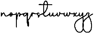 Calligraphy Valentie Regular otf (400) Font LOWERCASE