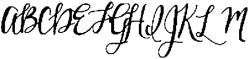 Calligraphy ttf (400) Font UPPERCASE