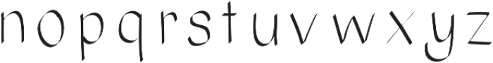 Calligraphy ttf (400) Font LOWERCASE