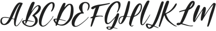 Calligria otf (400) Font UPPERCASE