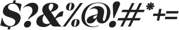 Callisen Black Italic otf (900) Font OTHER CHARS