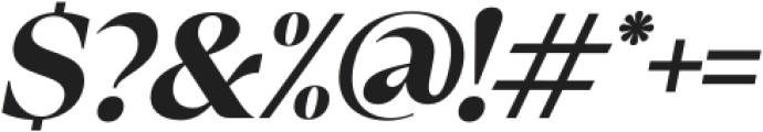 Callisen Bold Italic otf (700) Font OTHER CHARS